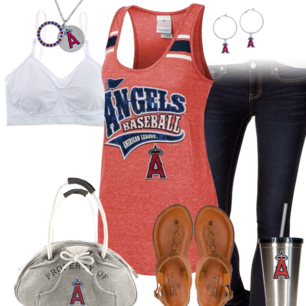 Los Angeles Angels Tank Top Outfit