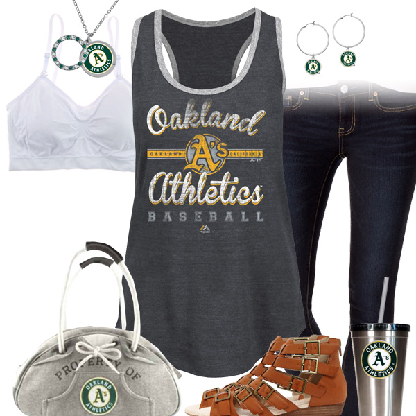 Oakland Athletics Tank Top Outfit