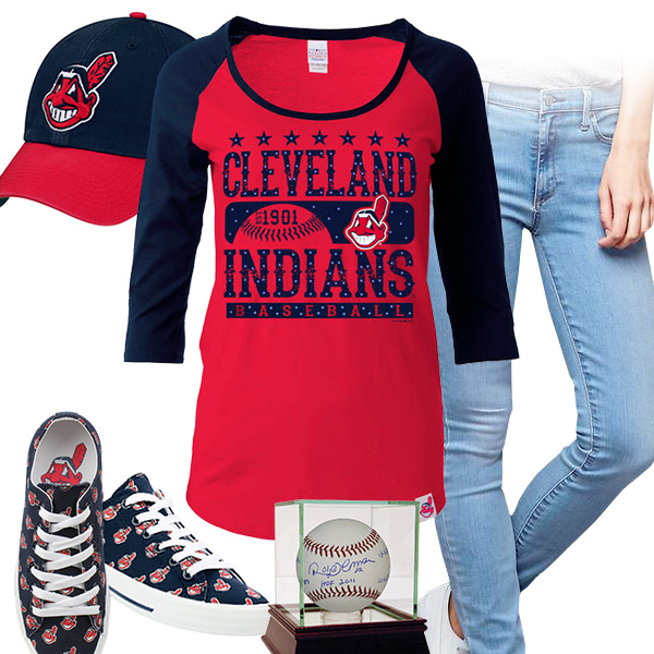 indians baseball t shirt
