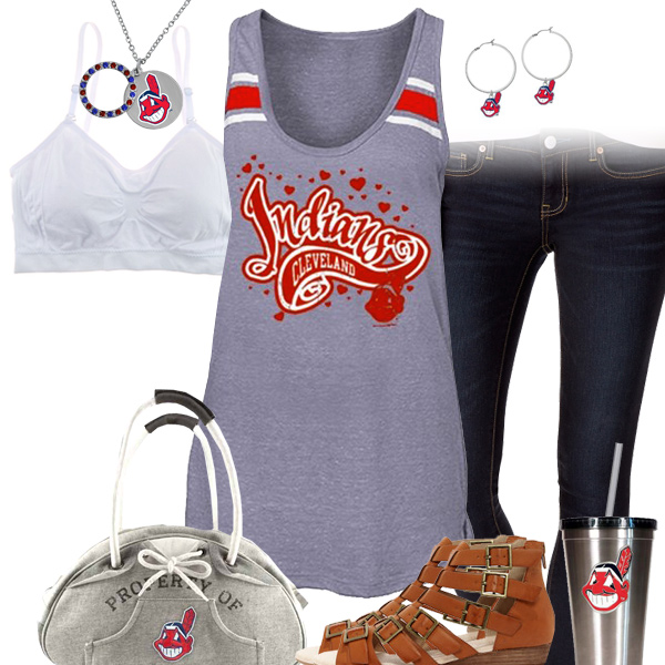 Cleveland Indians Tank Top Outfit