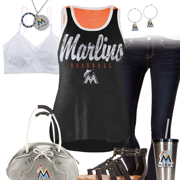 Miami Marlins Tank Top Outfit