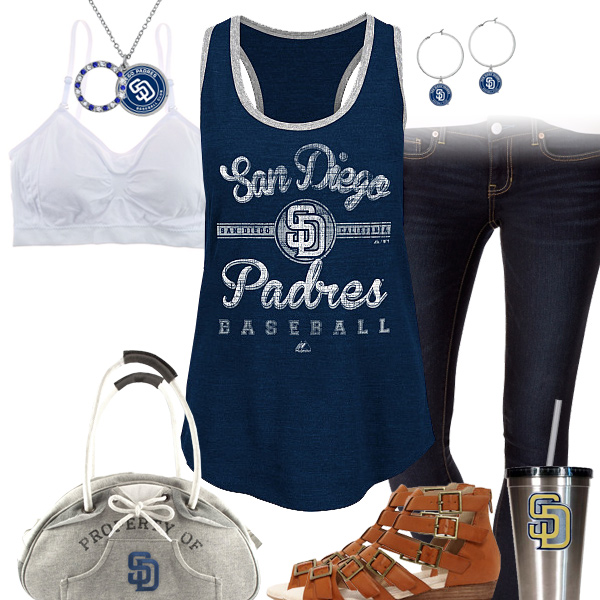San Diego Padres Tank Top Outfit
