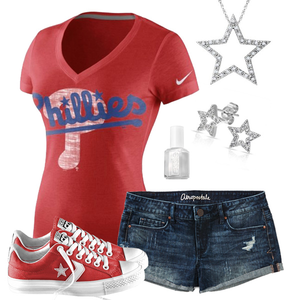 Philadelphia Phillies Outfit With Converse
