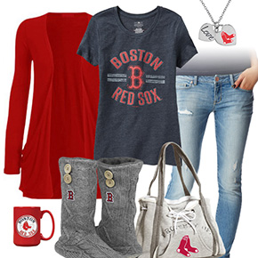 Casual Red Sox Outfit