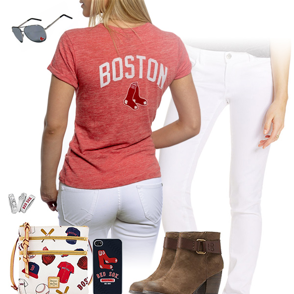 Boston Red Sox Tshirt Outfit
