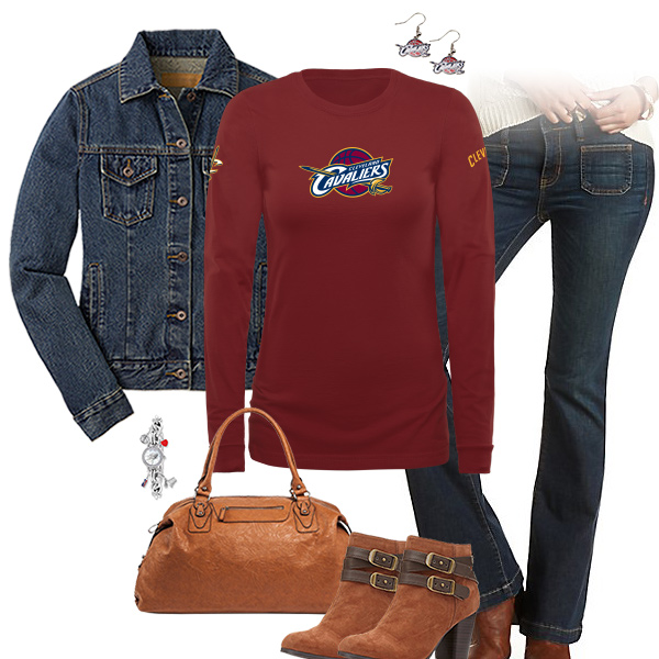 Cleveland Cavaliers Flare Jeans Outfit