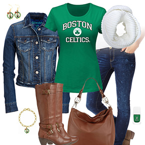 Boston Celtics Blue Jean Baby