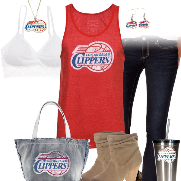 Los Angeles Clippers Tank Top Outfit