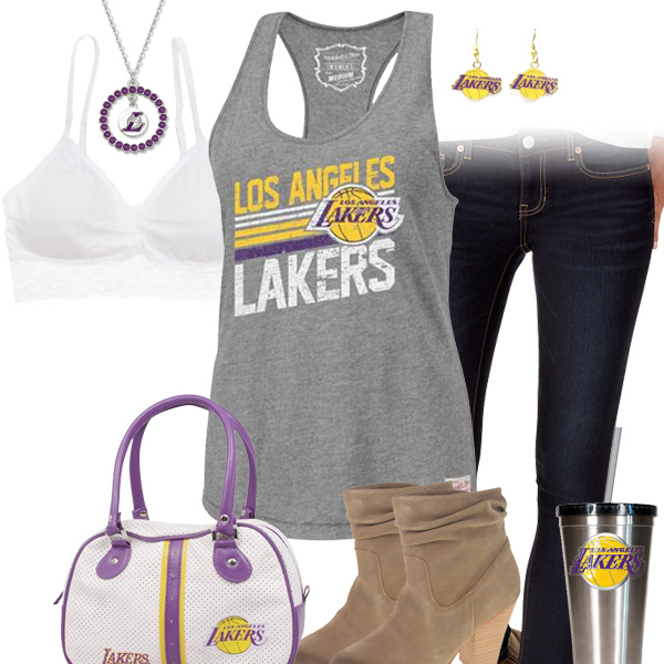 Los Angeles Lakers Tank Top Outfit