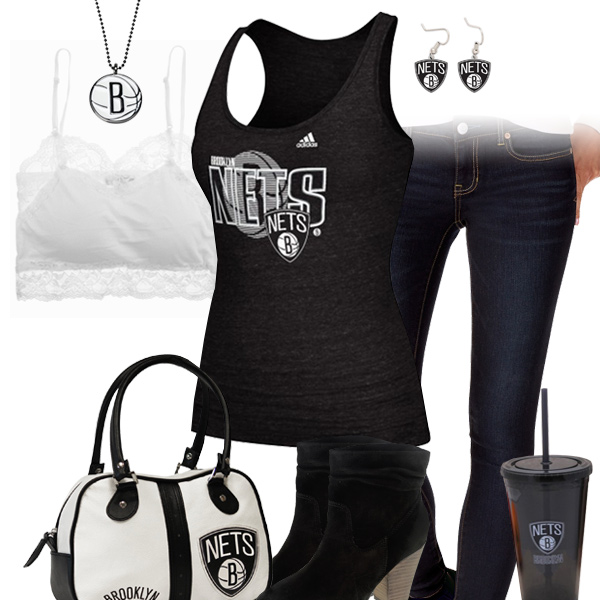 Brooklyn Nets Tank Top Outfit