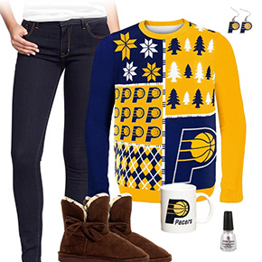 Indiana Pacers Ugly Sweater Love