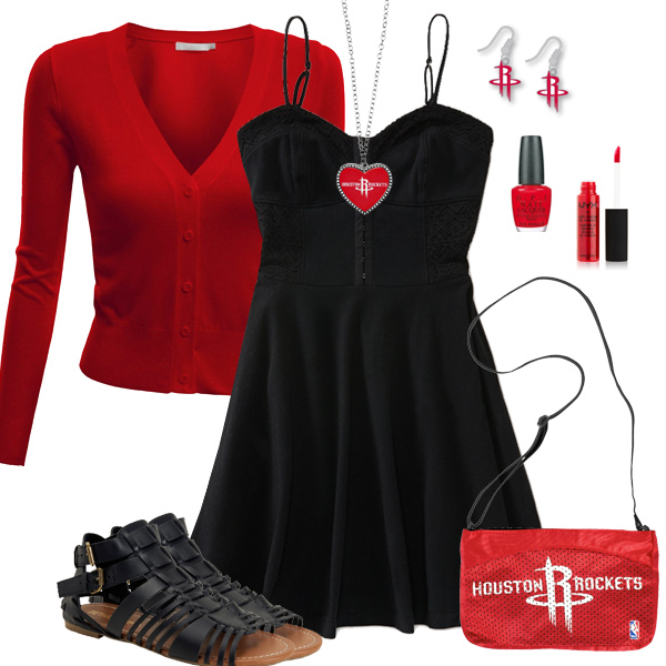 Houston Rockets Dress Outfit