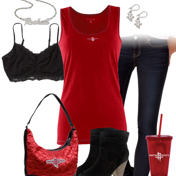 Houston Rockets Tank Top Outfit