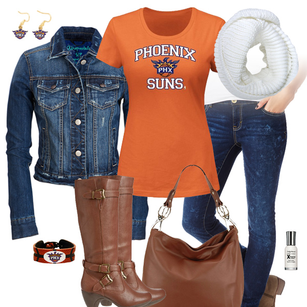 Phoenix Suns Jean Jacket Outfit