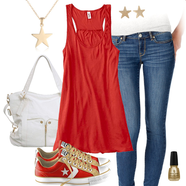 San Francisco 49ers Outfit With Converse