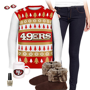 San Francisco 49ers Ugly Sweater Love