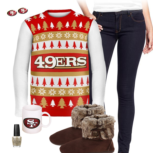 San Francisco 49ers Sweater Outfit