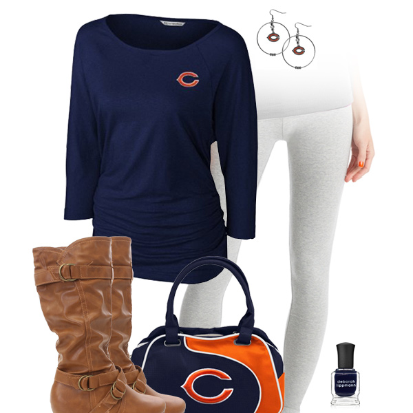 Chicago Bears Inspired Leggings Outfit