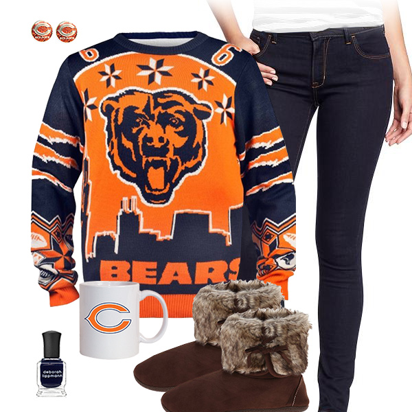 Chicago Bears Sweater Outfit