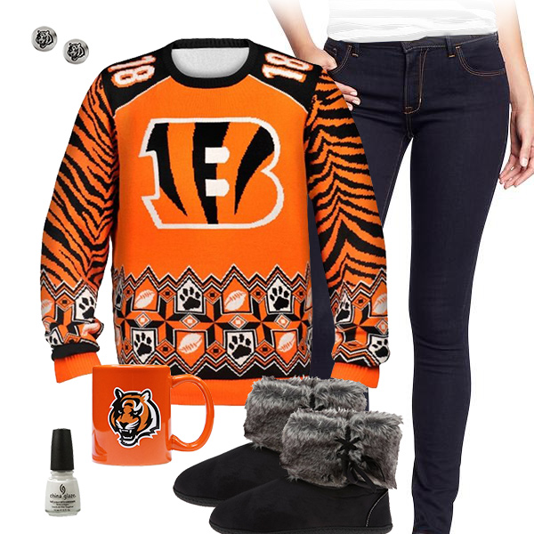 Cincinnati Bengals Sweater Outfit