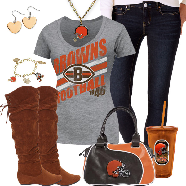 Cute Cleveland Browns Fan Outfit