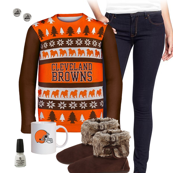 Cleveland Browns Sweater Outfit