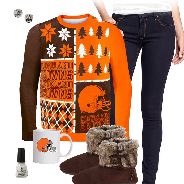 Cleveland Browns Sweater Outfit