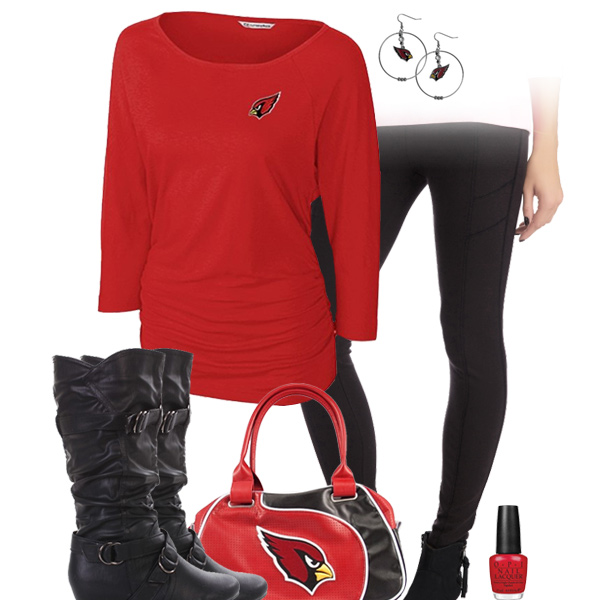 Arizona Cardinals Inspired Leggings Outfit
