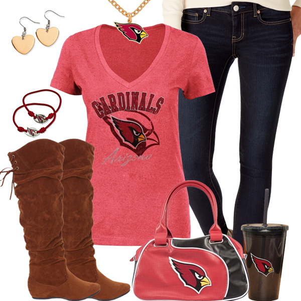 Cute Arizona Cardinals Fan Outfit