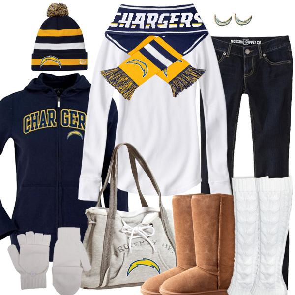 San Diego Chargers Inspired Winter Fashion
