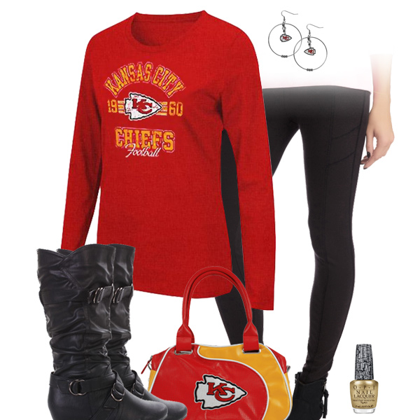 Kansas City Chiefs Inspired Leggings Outfit