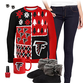 Atlanta Falcons Ugly Sweater Love