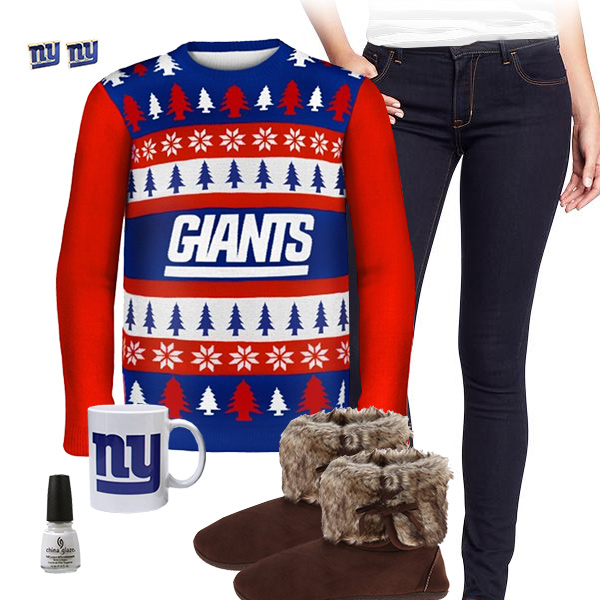 New York Giants Sweater Outfit