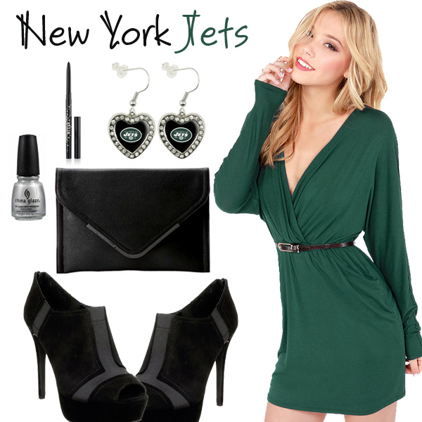 New York Jets Inspired Date Look