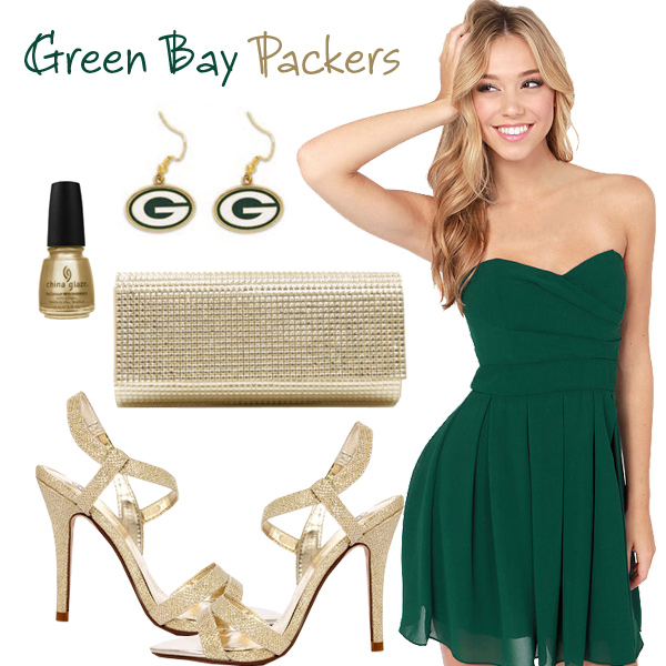Green Bay Packers Inspired Date Look
