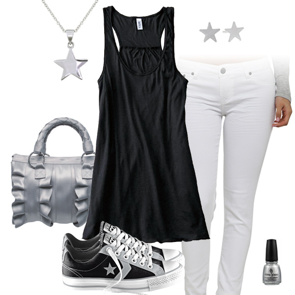 Oakland Raiders Outfit With Converse
