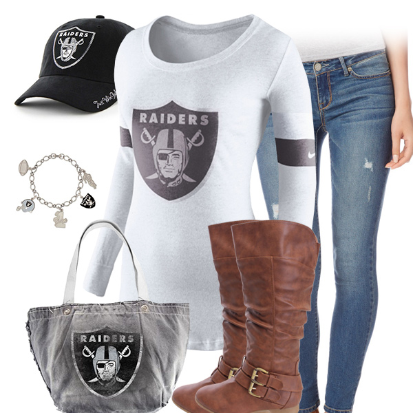 Oakland Raiders Inspired Outfit