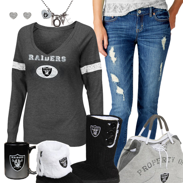 Cute Raiders Fan Outfit