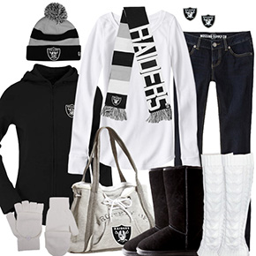 Oakland Raiders Winter Wonder Fan