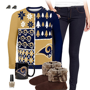 St. Louis Rams Ugly Sweater Love