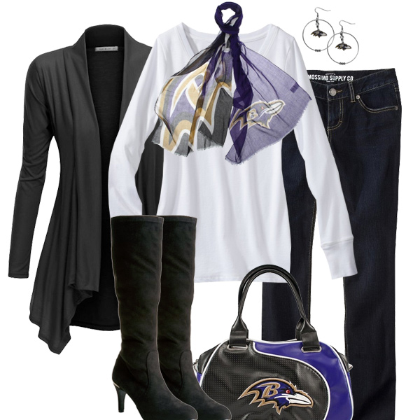 Baltimore Ravens Inspired Fall Fashion