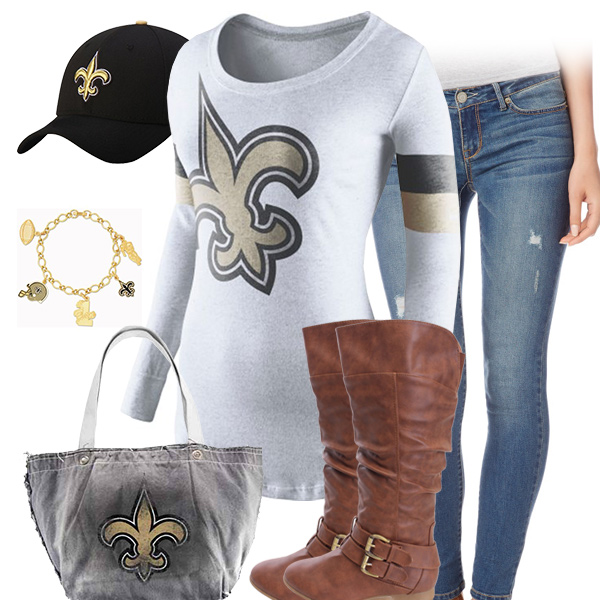 New Orleans Saints Inspired Outfit