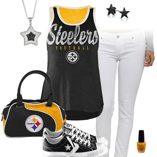 Pittsburgh Steelers Outfit With Converse