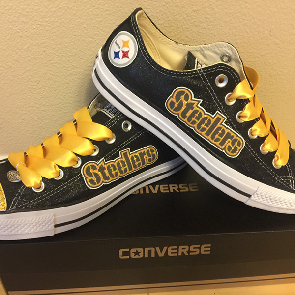 Pittsburgh Steelers Handmade Converse 