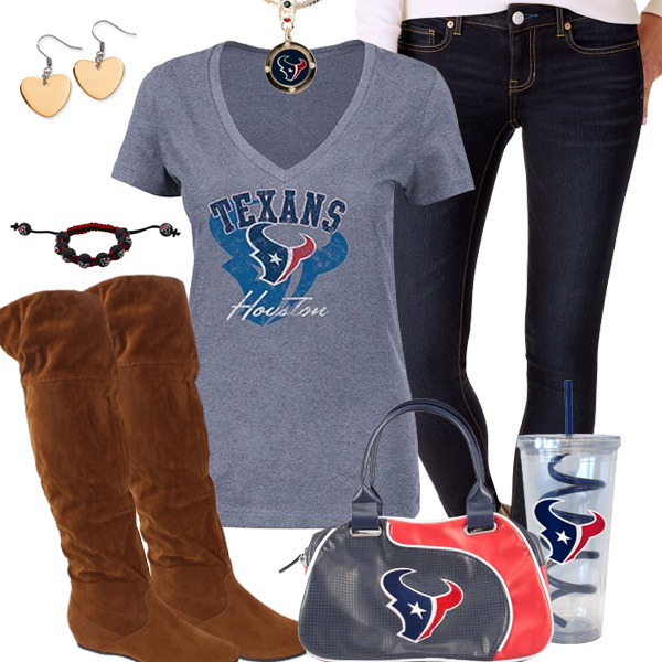 Cute Houston Texans Fan Outfit