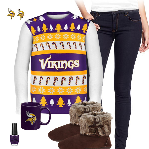 Minnesota Vikings Sweater Outfit
