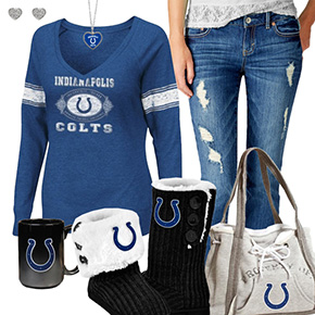 Cute Colts Fan Outfit