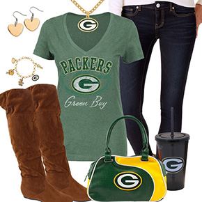 Cute Green Bay Packers Fan Outfit