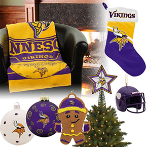 Minnesota Vikings Christmas Ornaments
