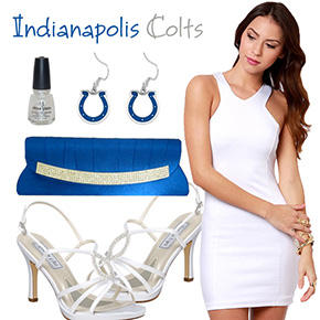 Indianapolis Colts Inspired Date Look